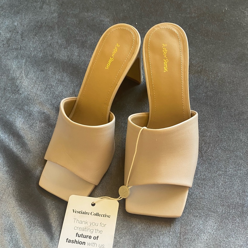 & other stories heeled mules